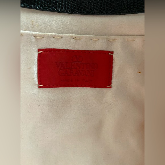 RARE Y2K Authentic Valentino Garavani intricately beaded silk and leather tote ~ - Picture 4 of 16